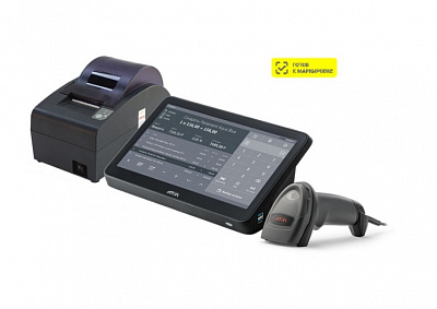 POS-система АТОЛ Mark Optima (АТОЛ 50Ф, POS-терминал 11.6", Windows 10 IoT, Frontol 6, 2D-сканер SB2108 Plus) 